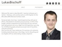 Tablet Screenshot of lukas-bischoff.de